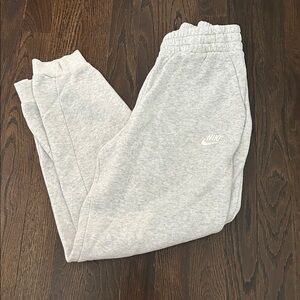 Nike light Heather gray Sweatpants jogger L